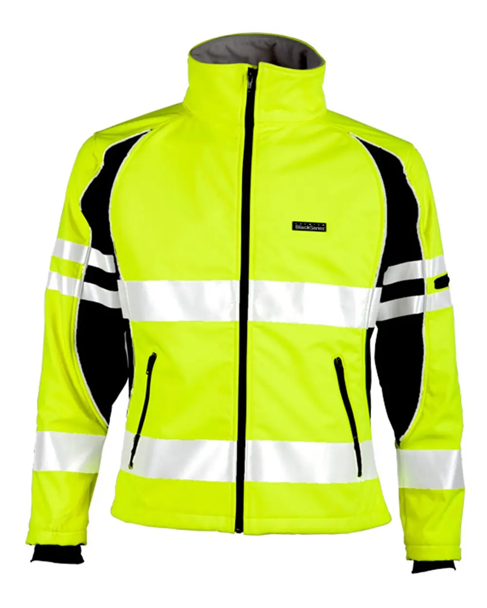 Kishigo Women's Premium Black Series® Soft Shell Jacket in Lime