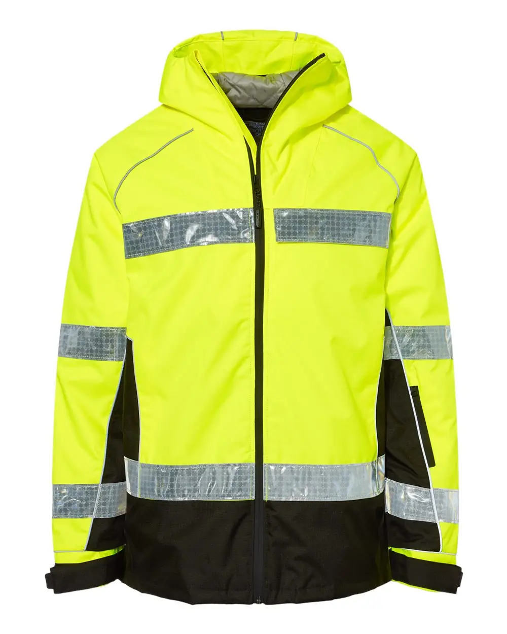 Kishigo Unisex Premium Brilliant Series® Class 3 Pro Parka in Lime