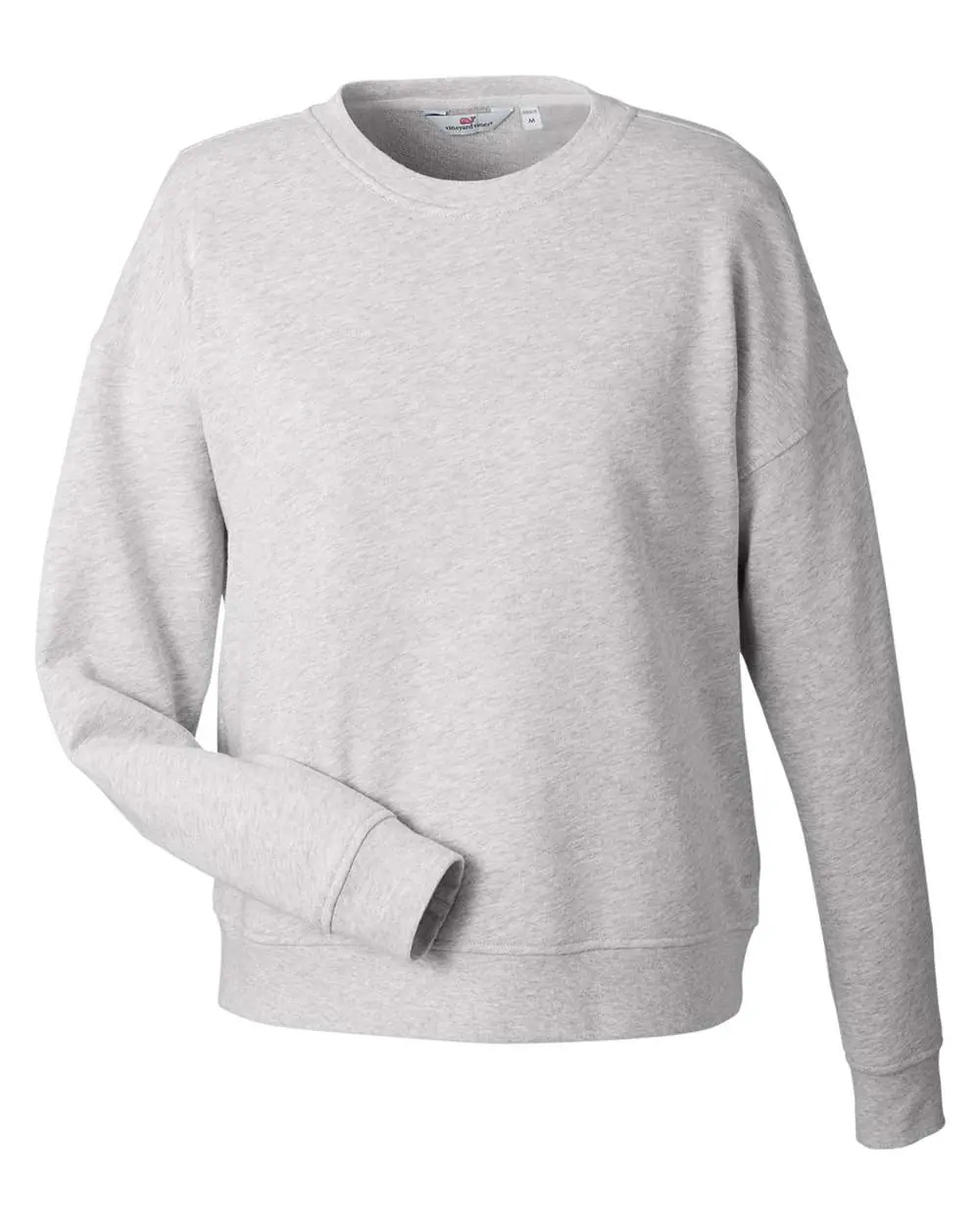 vineyard vines Women's Garment-Dyed Crewneck Sweatshirt in Grey Heather