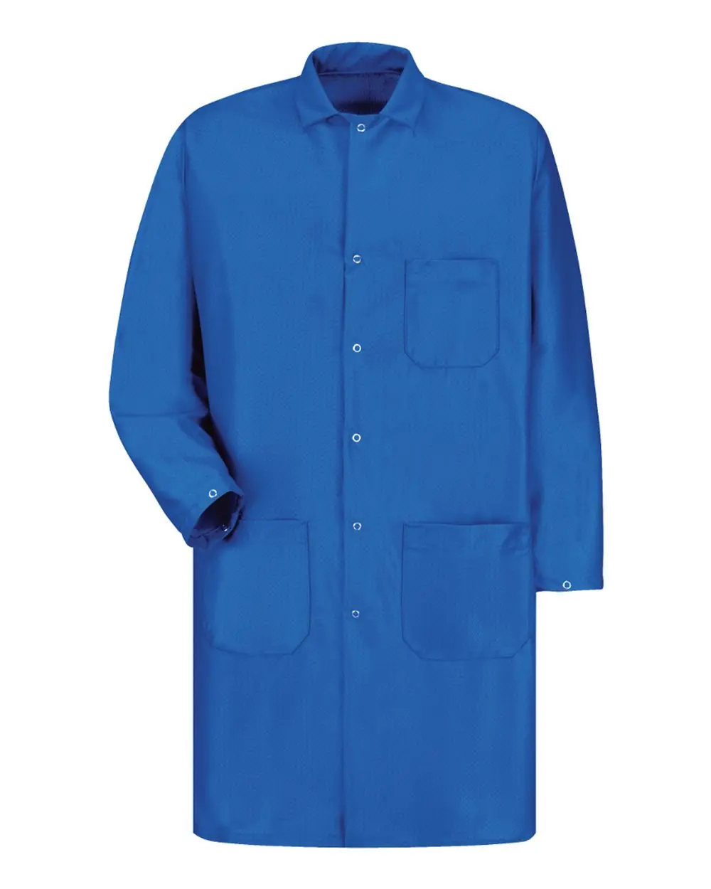 Red Kap Men's ESD/Anti-Stat Teach Coat in Electric Blue