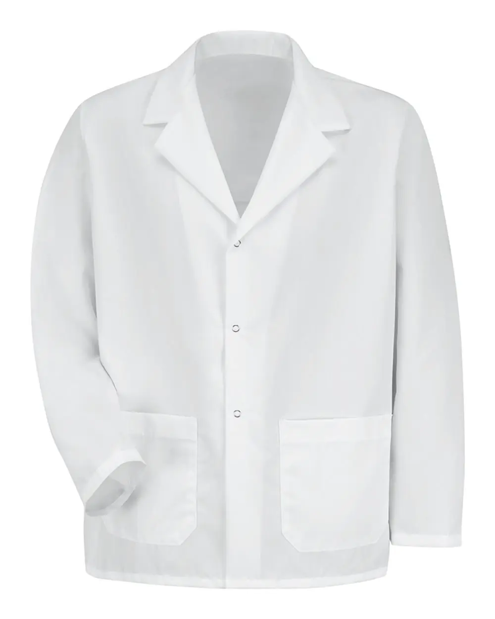 Red Kap Unisex Specialized Lapel Counter Coat in White