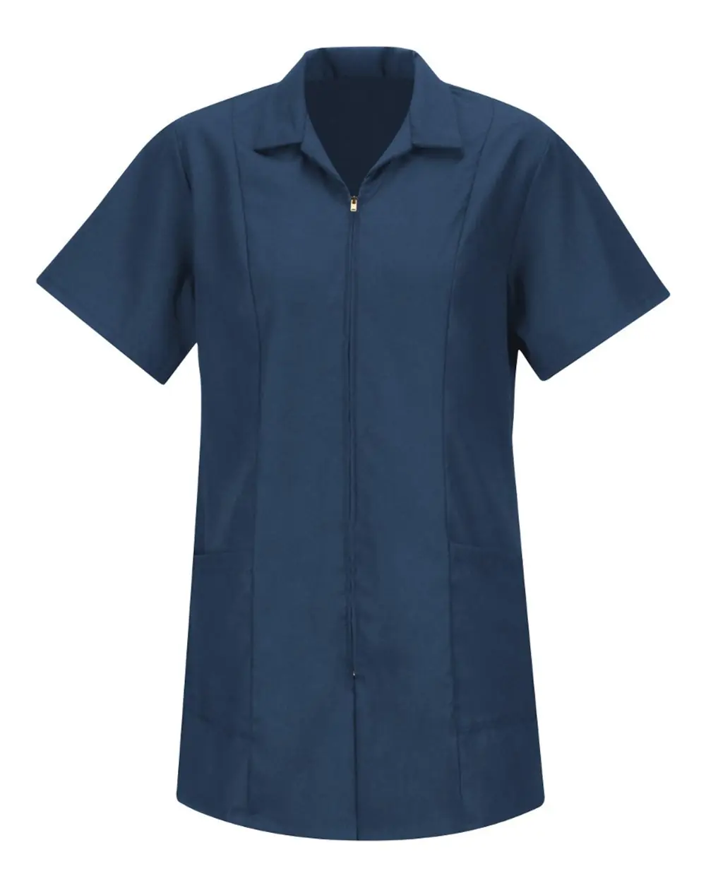 Red Kap Women's Zip Front Smock in Navy