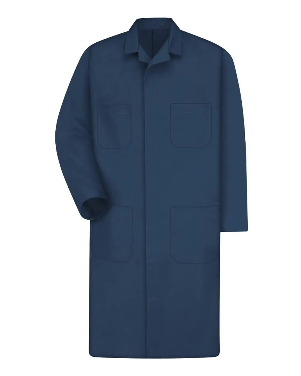 Red Kap Unisex Extended Sizes Shop Coat in Navy