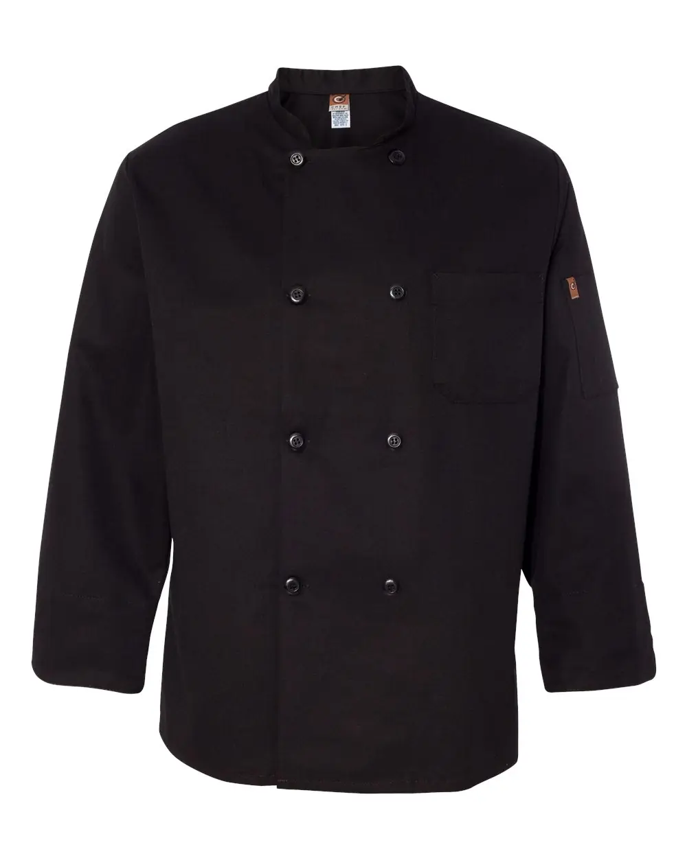 Chef Designs Black Traditional Chef Coat