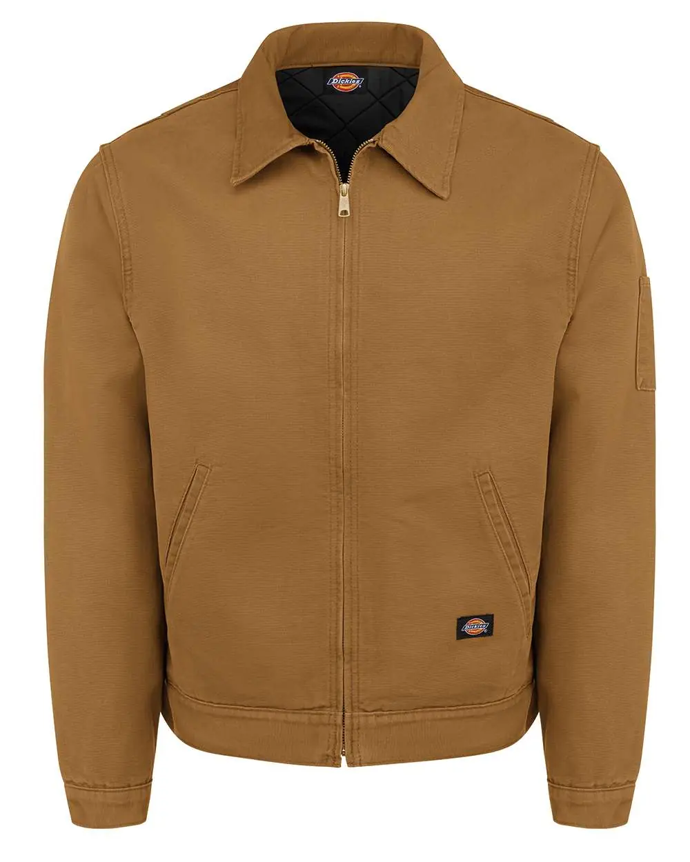 Dickies Men's Industrial Duck Jacket in Brown Duck