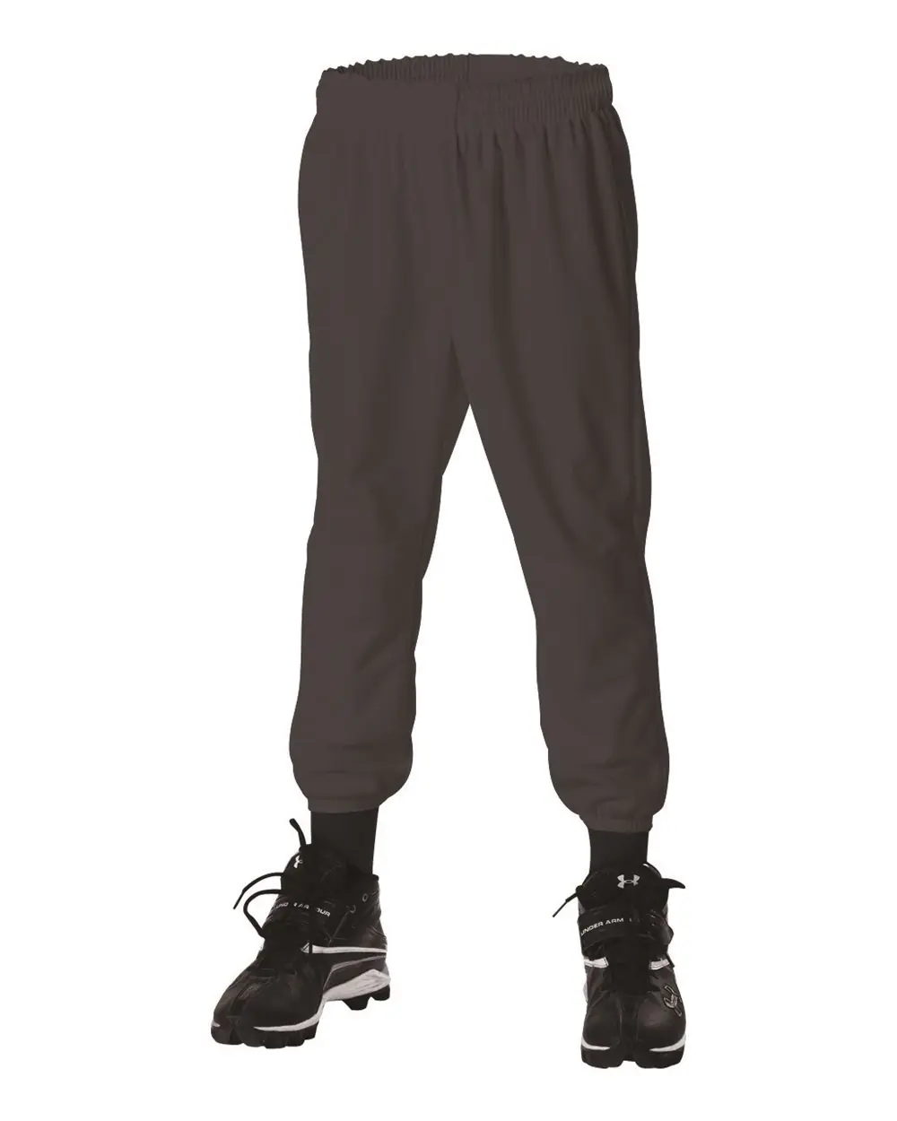 Alleson Athletic Youth Pull-Up Baseball Pants in Black