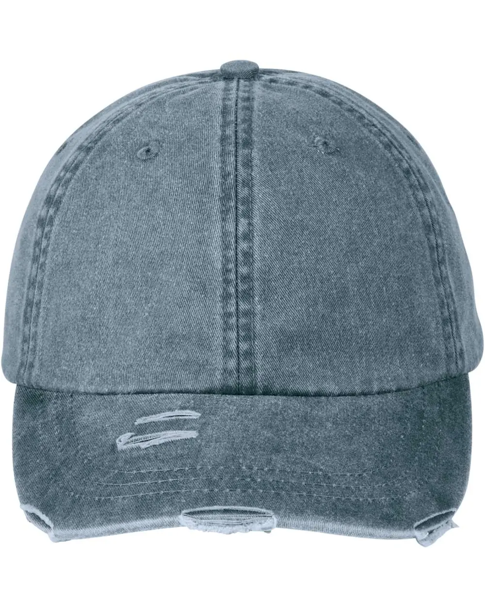 Adams Headwear Classic Pigment Distressed Cap in Navy