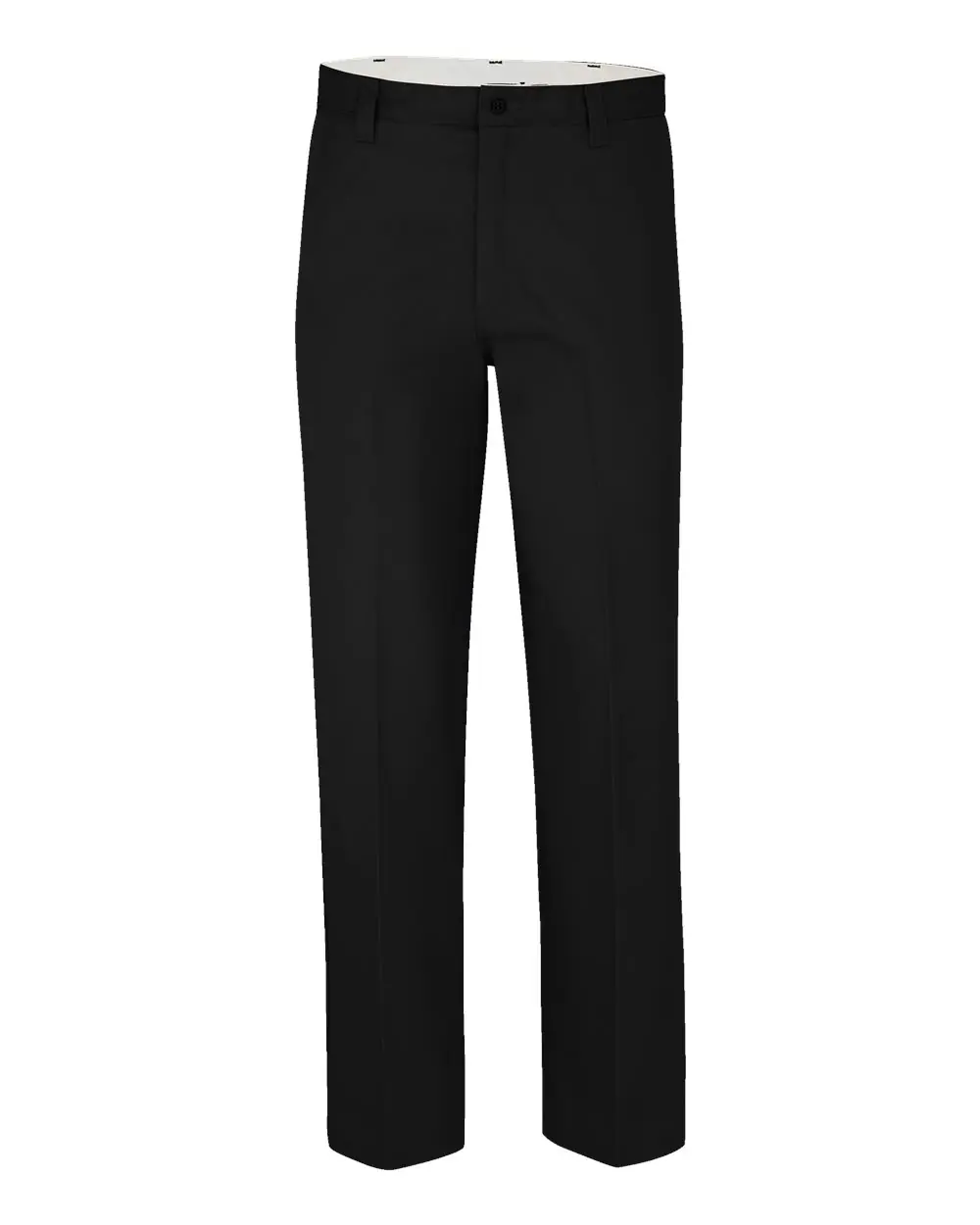 Dickies Men's Odd Sizes Industrial Flat Front Pants in Black - 37 Unhemmed