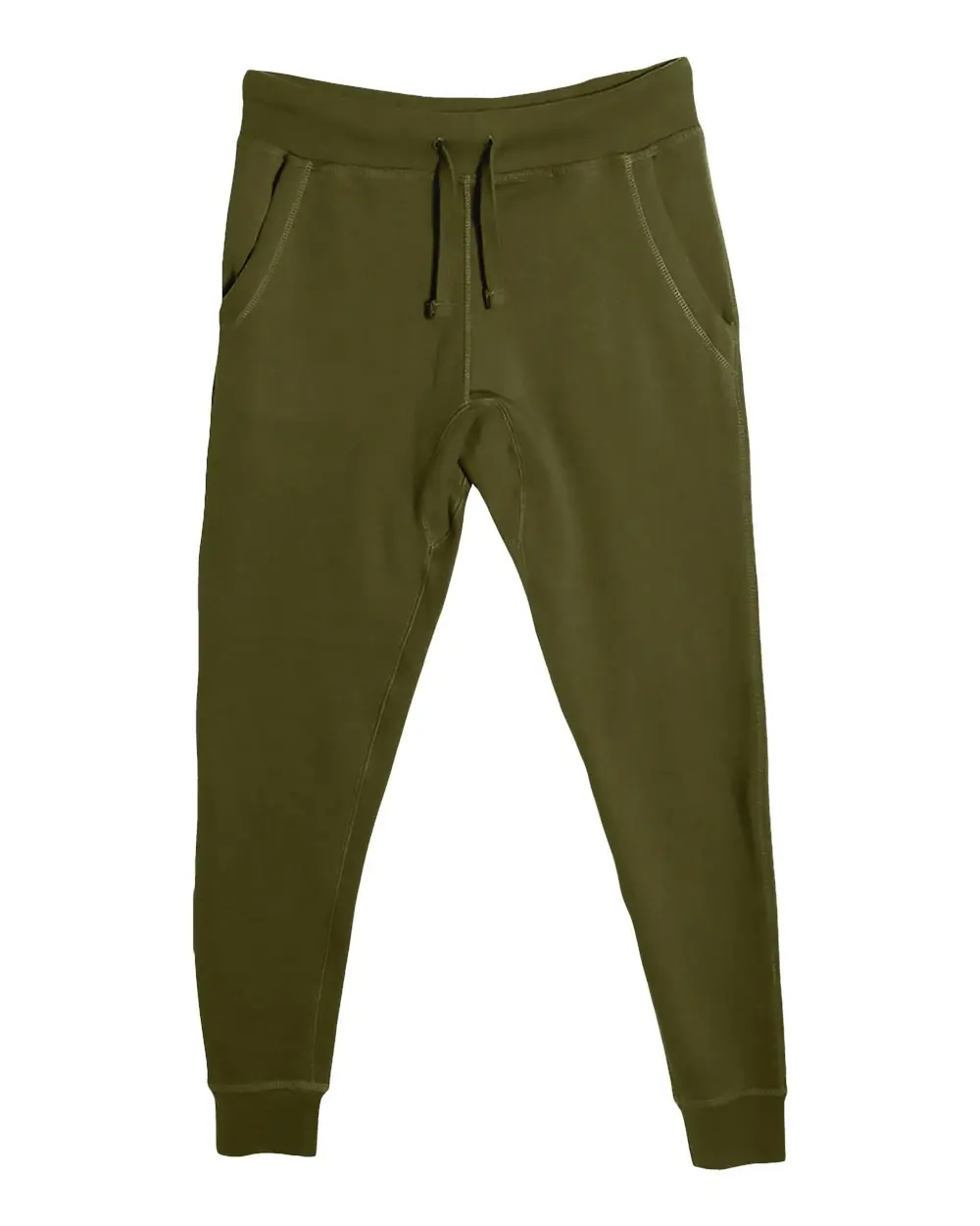 Lane Seven Unisex Premium Jogger Pants in Army Green