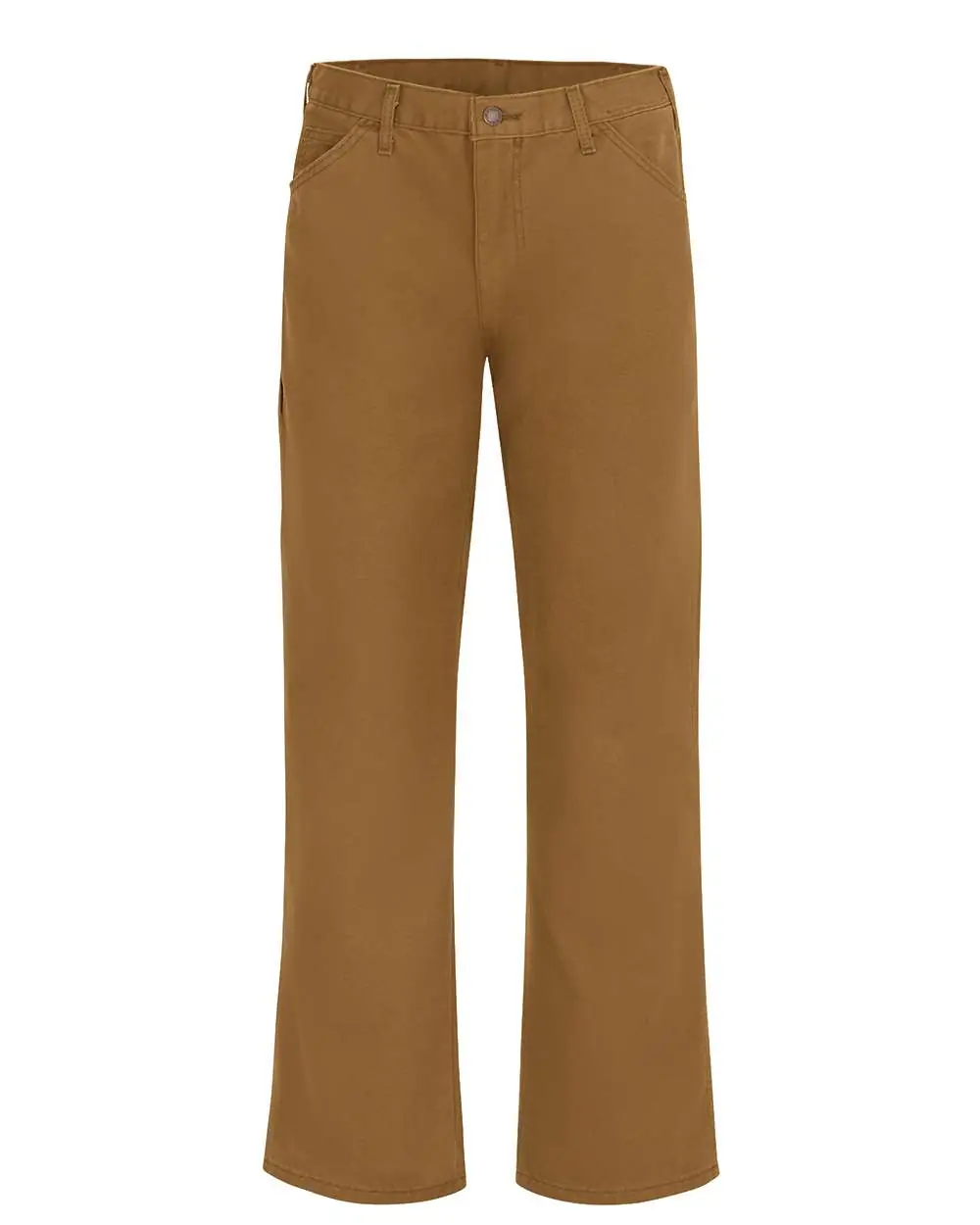 Dickies Men's Odd Sizes Industrial Duck Carpenter Jeans in Brown Duck - 30I