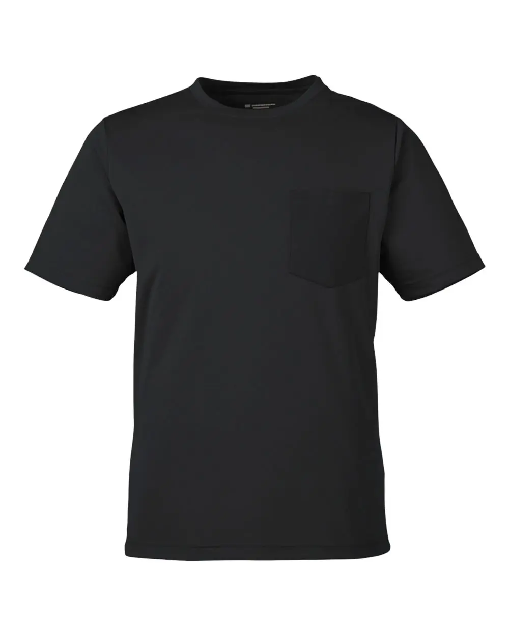 Harriton Unisex Charge Snag and Soil Protect T-Shirt in Black