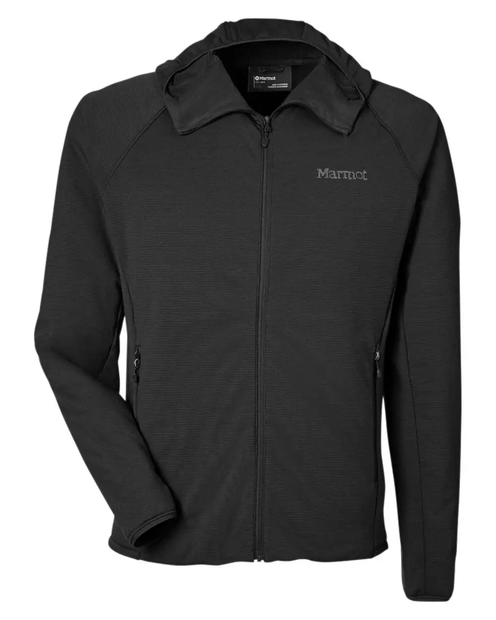 Marmot Men's Leconte Full-Zip Hooded Jacket in Black