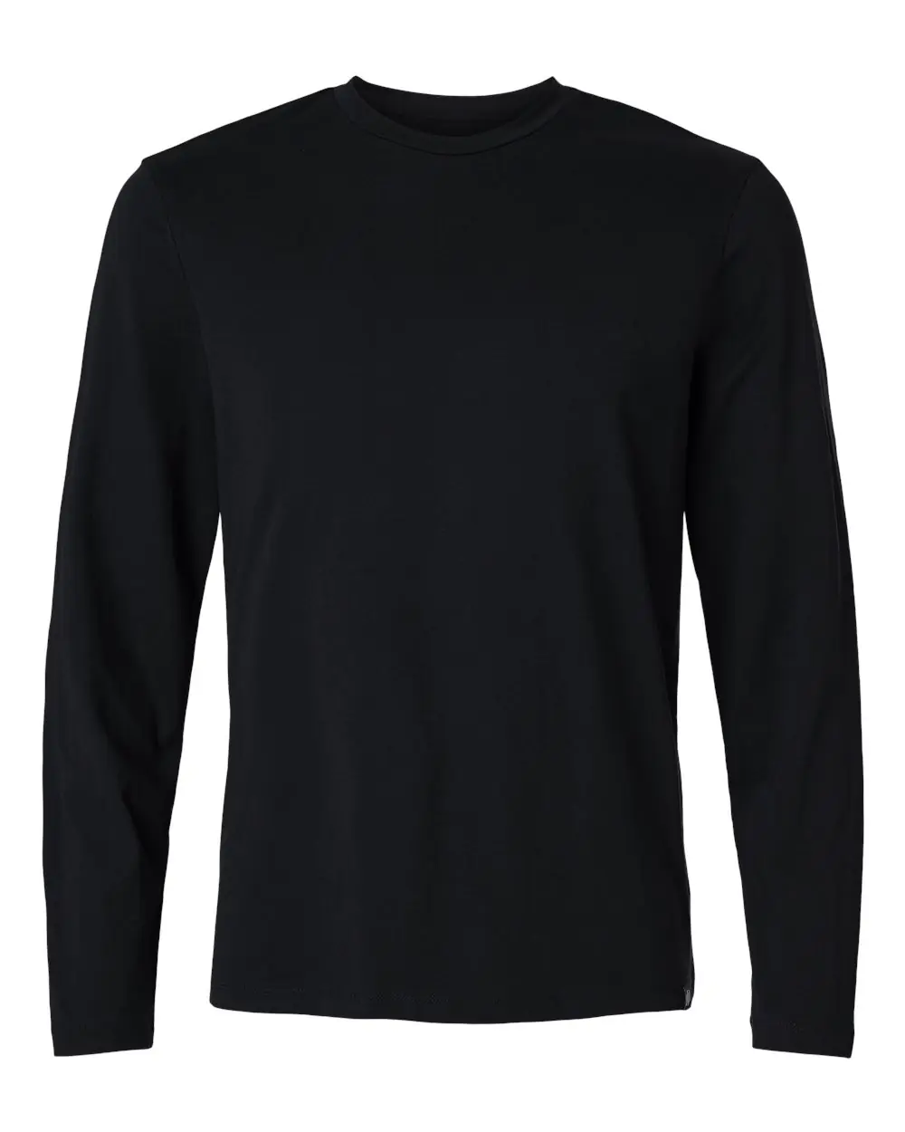 Jaanuu Men's RegenX Cotton Underscrub Long Sleeve T-Shirt in Black
