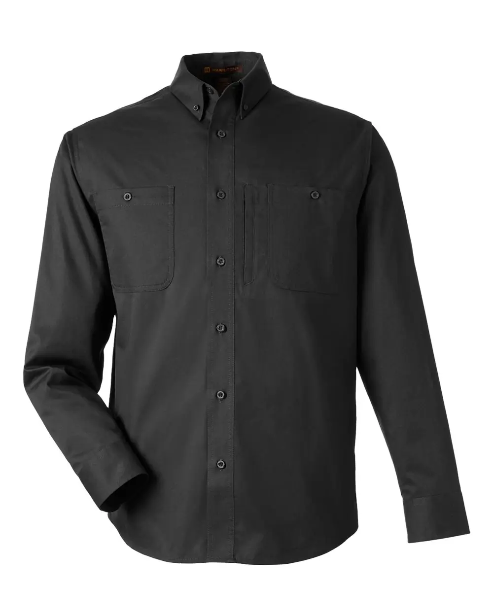 Harriton Men's Advantage IL Workshirt in Black