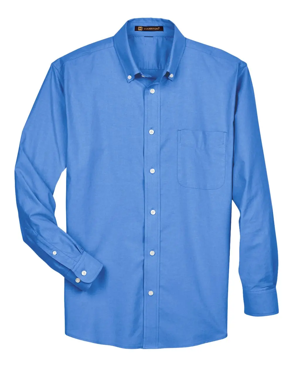 Harriton Men's Oxford Shirt in French Blue