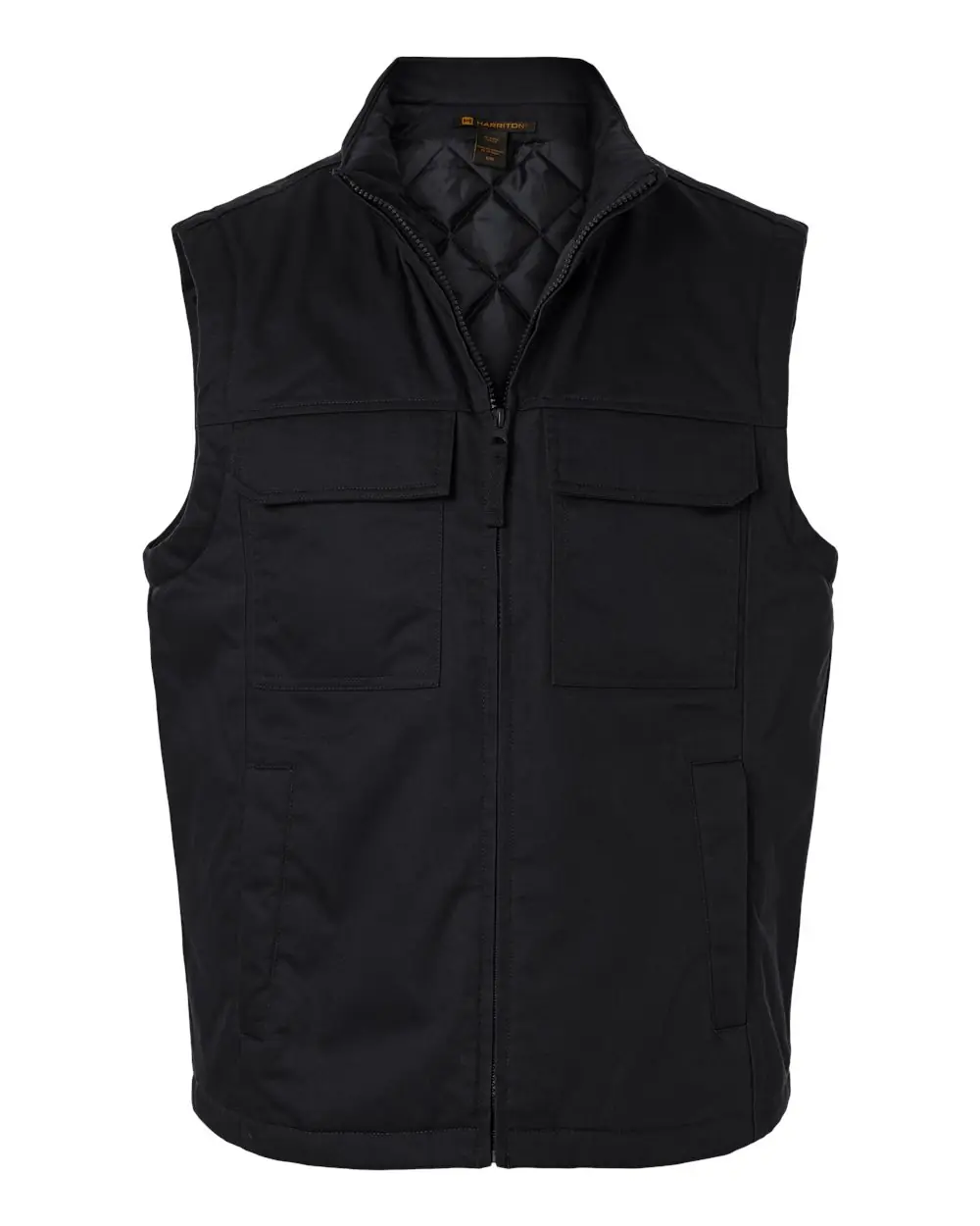 Harriton Unisex ClimaBloc® Station Vest in Black