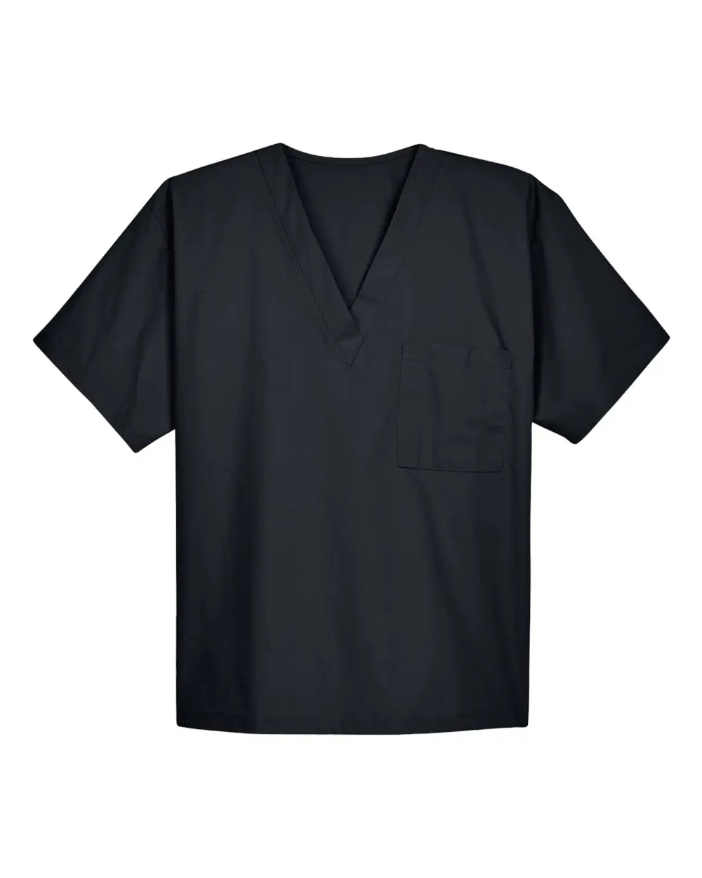 Harriton Unisex Restore Scrub Top in Black