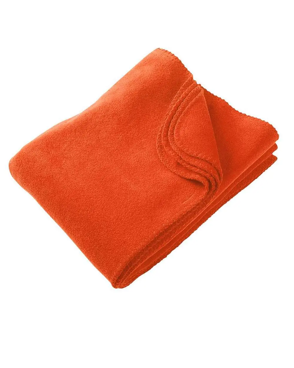 Harriton Fleece Blanket in Orange