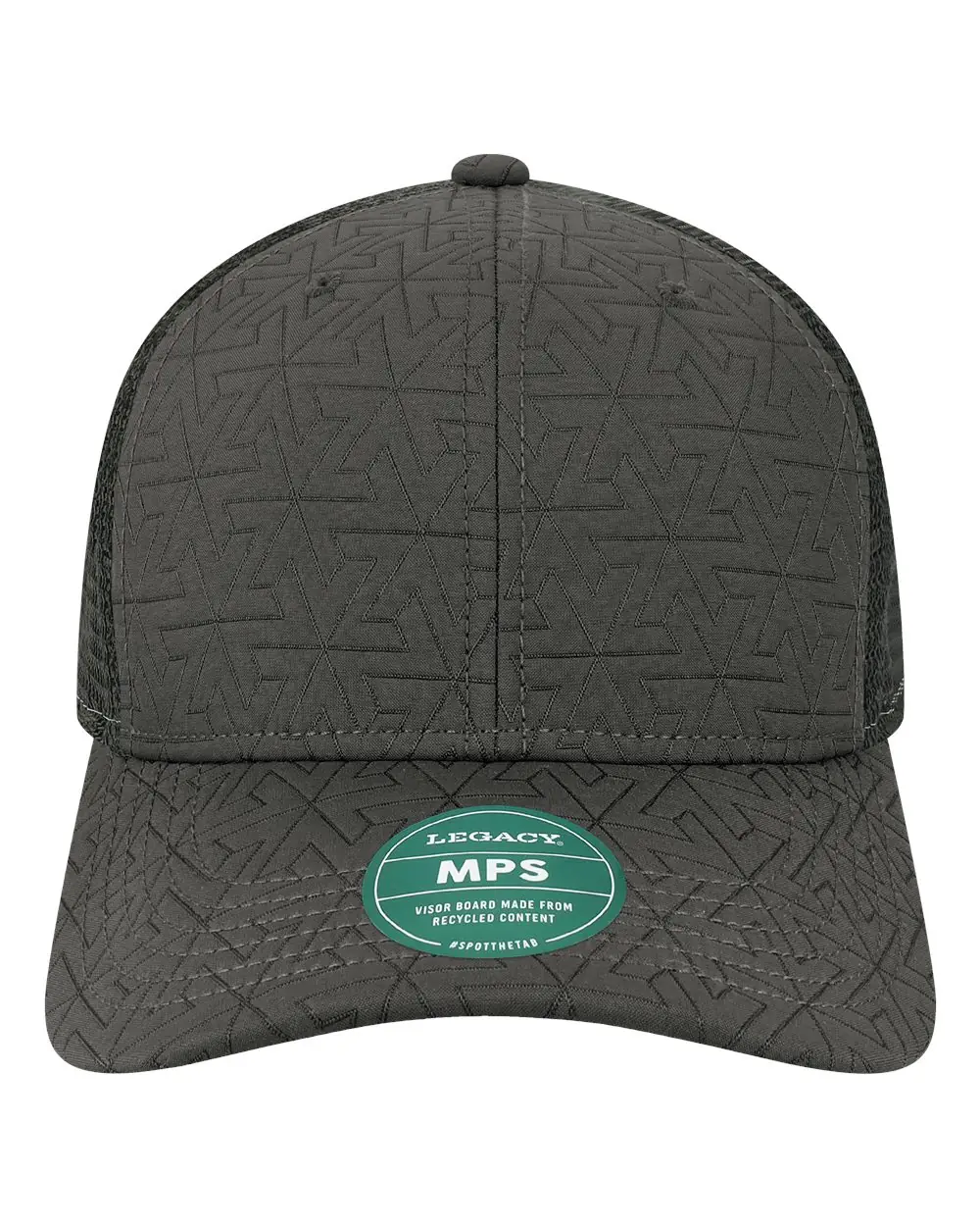 LEGACY Mid-Pro Snapback Trucker Cap in Black Z - Quilted