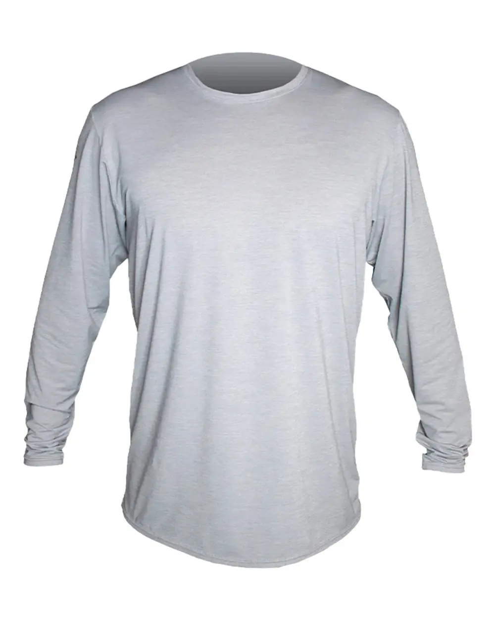 ANETIK Men's Low Pro Tech Long Sleeve T-Shirt in Alloy Heathered