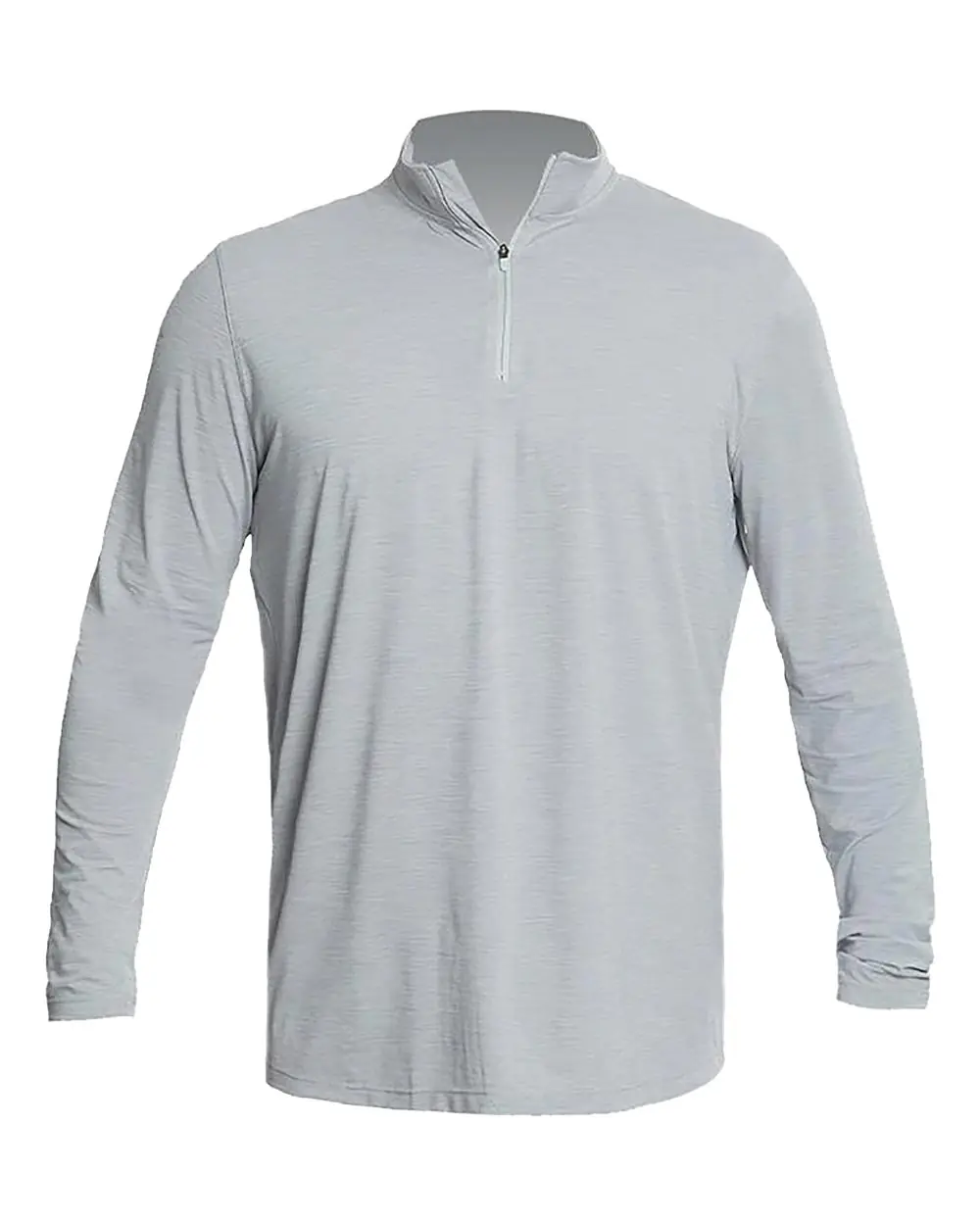ANETIK Men's Low Pro Quarter-Zip Pullover in Alloy Heathered