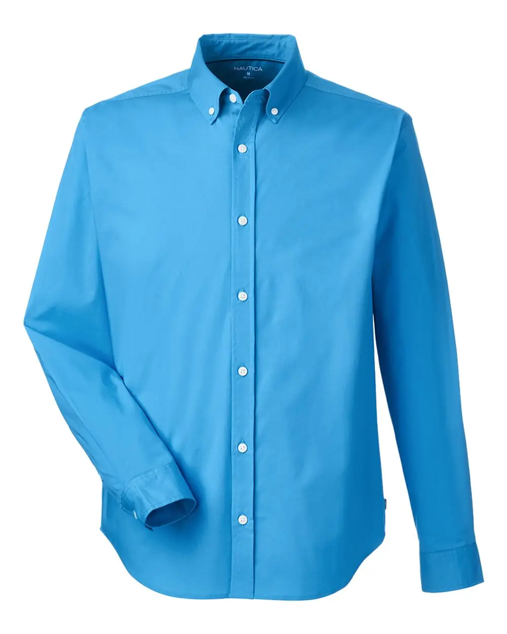 Nautica Men's Staysail Shirt in Azure Blue