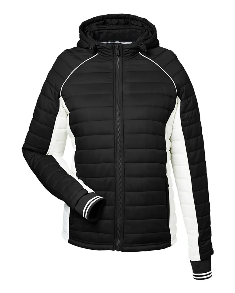 Nautica Women's Nautical Mile Hooded Puffer Jacket