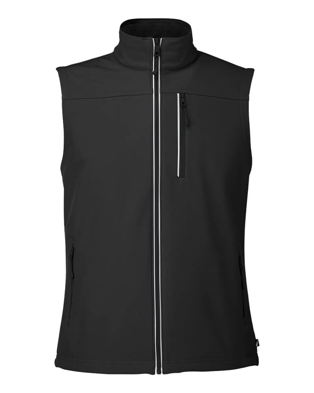 Nautica Men's Wavestorm Soft Shell Vest in Black