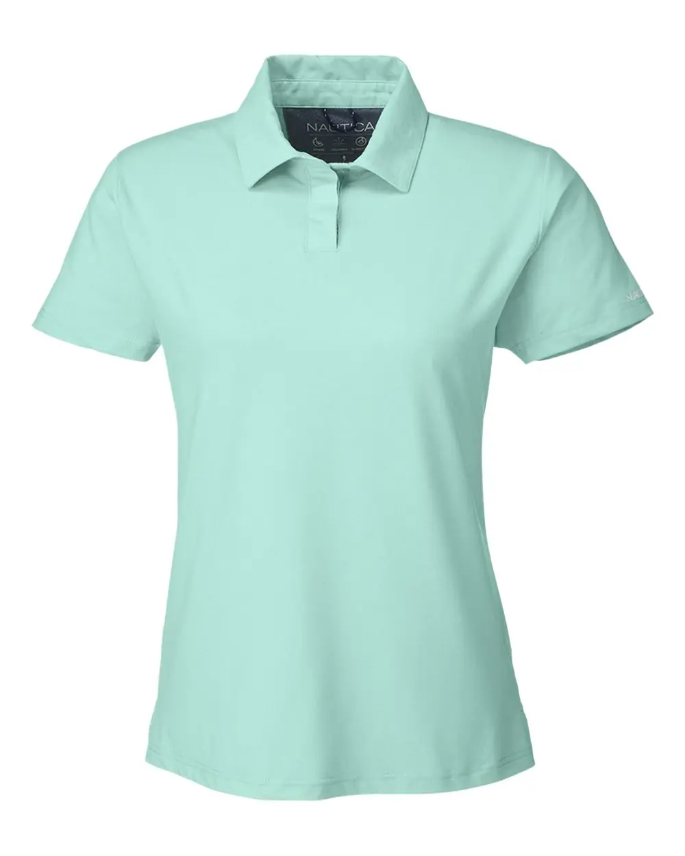 Nautica Women's Saltwater Polo in Cool Mint
