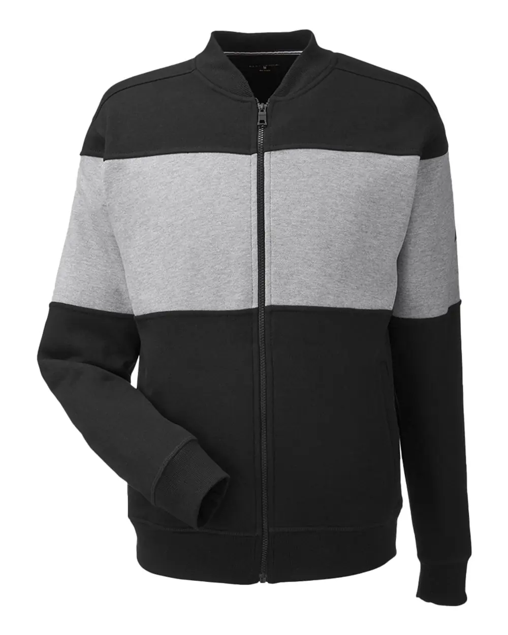 Nautica Unisex Anchor Fleece Colorblocked Bomber Jacket