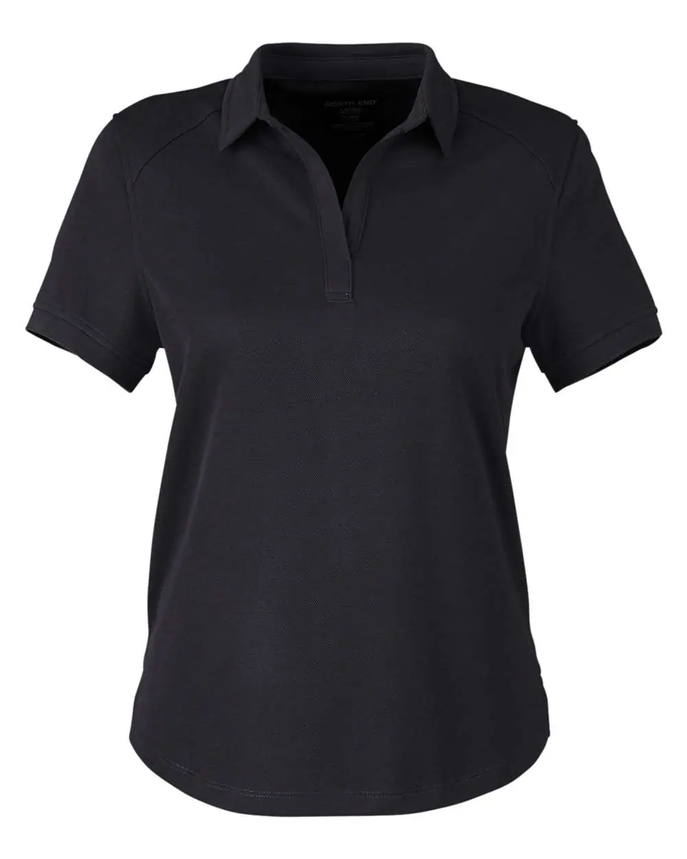 North End Women's Express Tech Performance Polo in Black