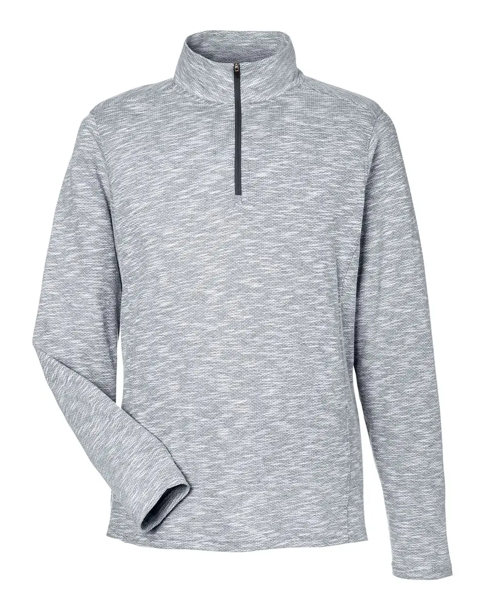 North End Men's Eclipse Jacquard Quarter-Zip Pullover