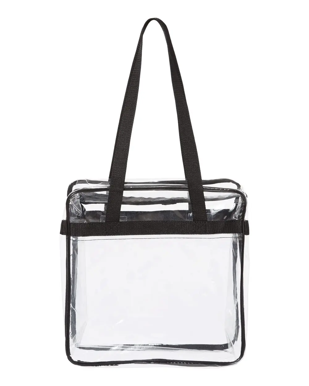 OAD OAD Clear Tote with Zippered Top