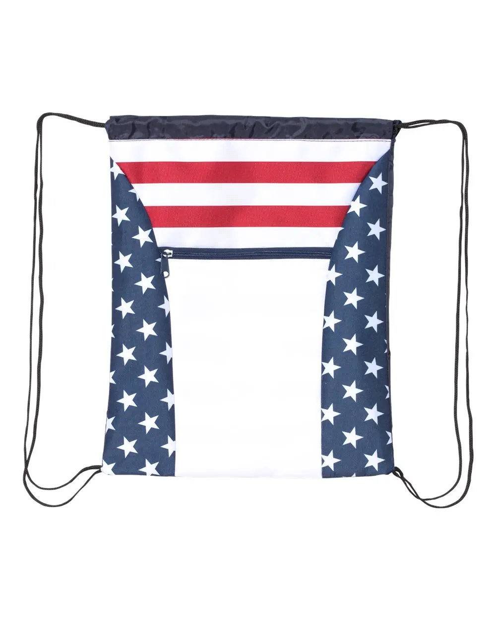OAD Americana Drawstring Bag in Red/ White/ Blue