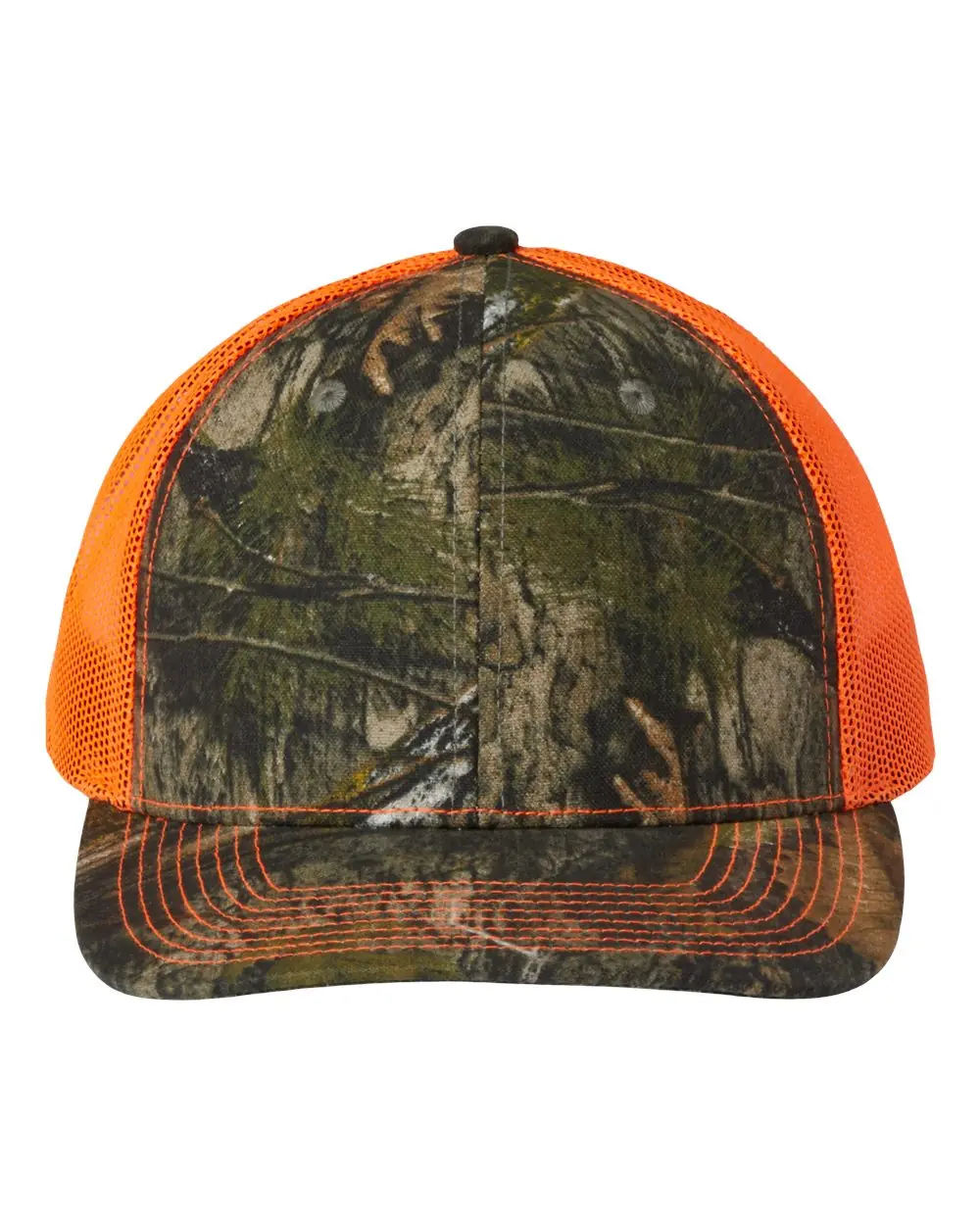 Outdoor Cap Modern Trucker Cap in Country DNA/ Neon Orange