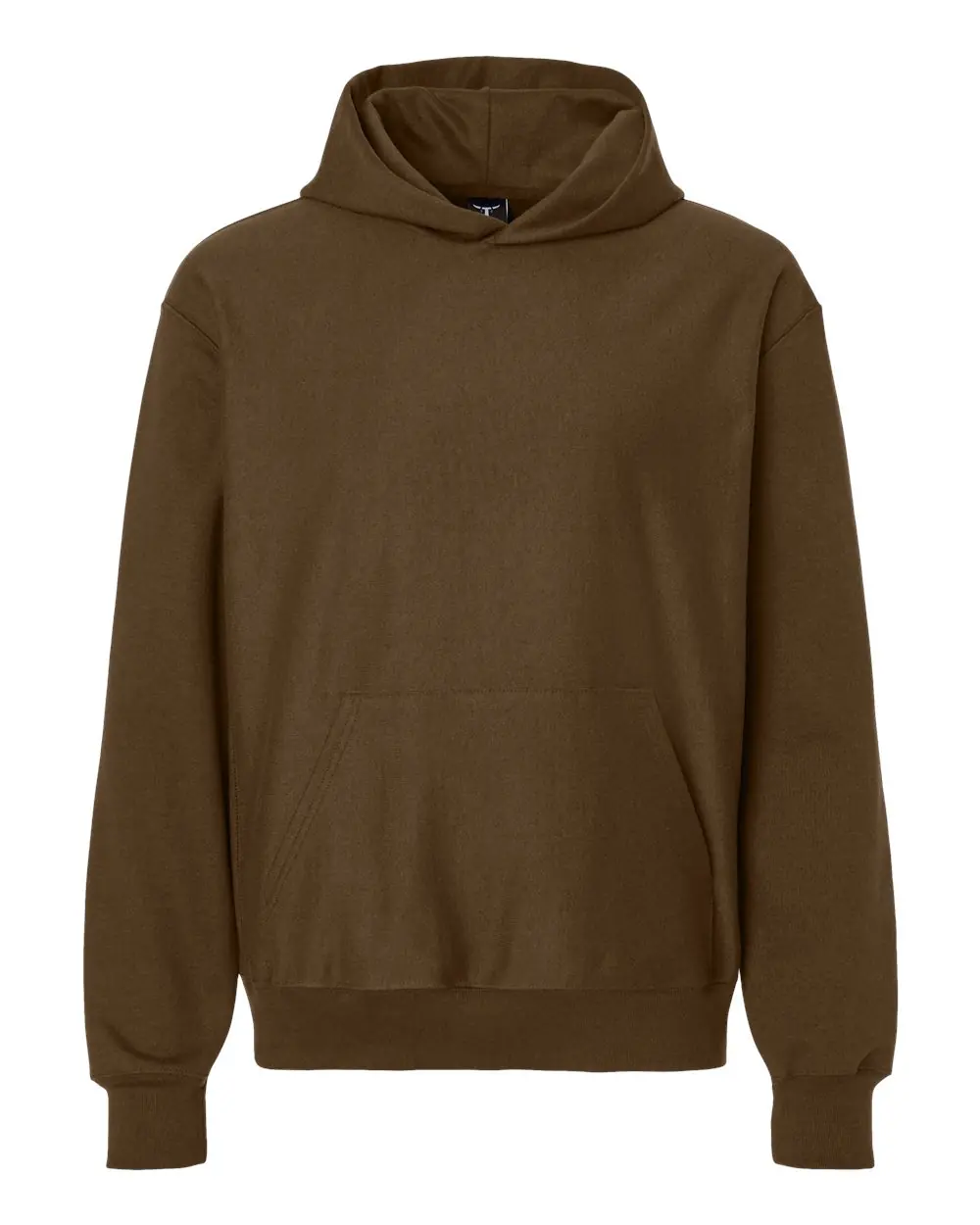 Hanes Unisex Beefy® Sweats Premium Heavyweight Hooded Sweatshirt in Army Brown