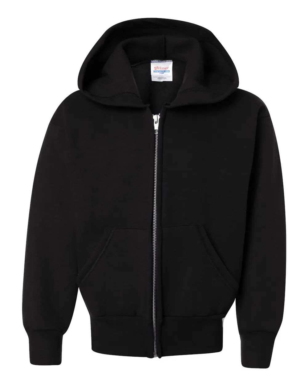 Hanes Youth EcoSmart® Full-Zip Hooded Sweatshirt