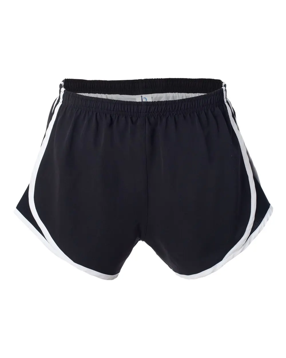 Boxercraft Women’s Velocity 3 1/2" Running Shorts in Black/ White/ Black