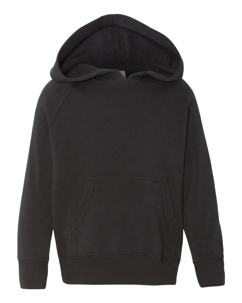 Independent Trading Co. Toddler Special Blend Hooded Raglan Sweatshirt in Black