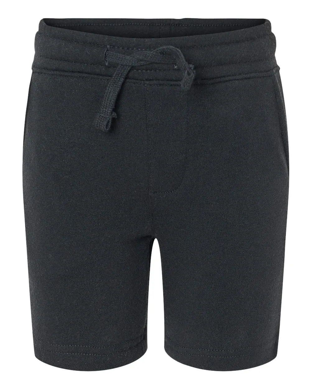 Independent Trading Co. Toddler Lightweight Special Blend Fleece Shorts in Black