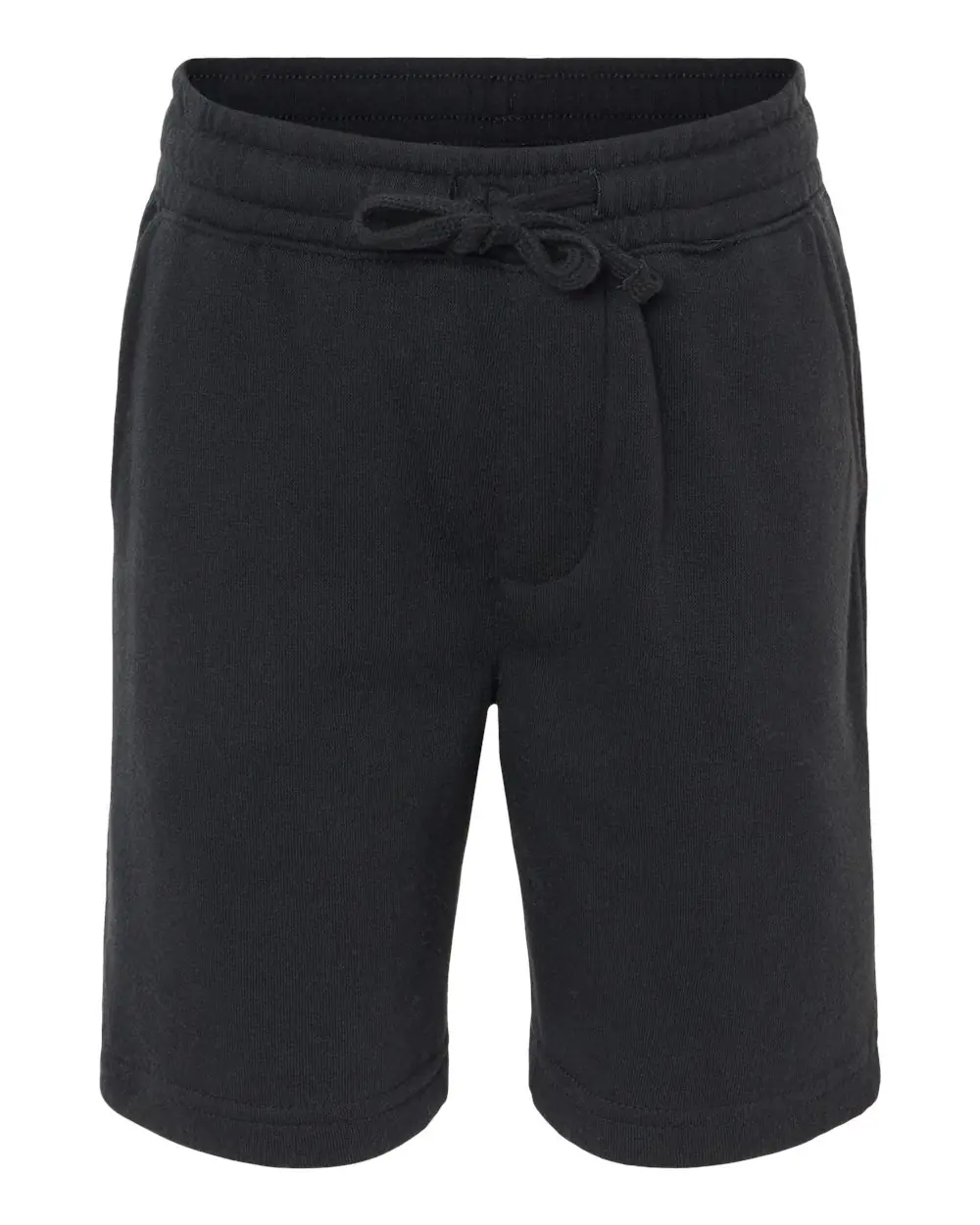 Independent Trading Co. Youth Lightweight Special Blend Fleece Shorts in Black