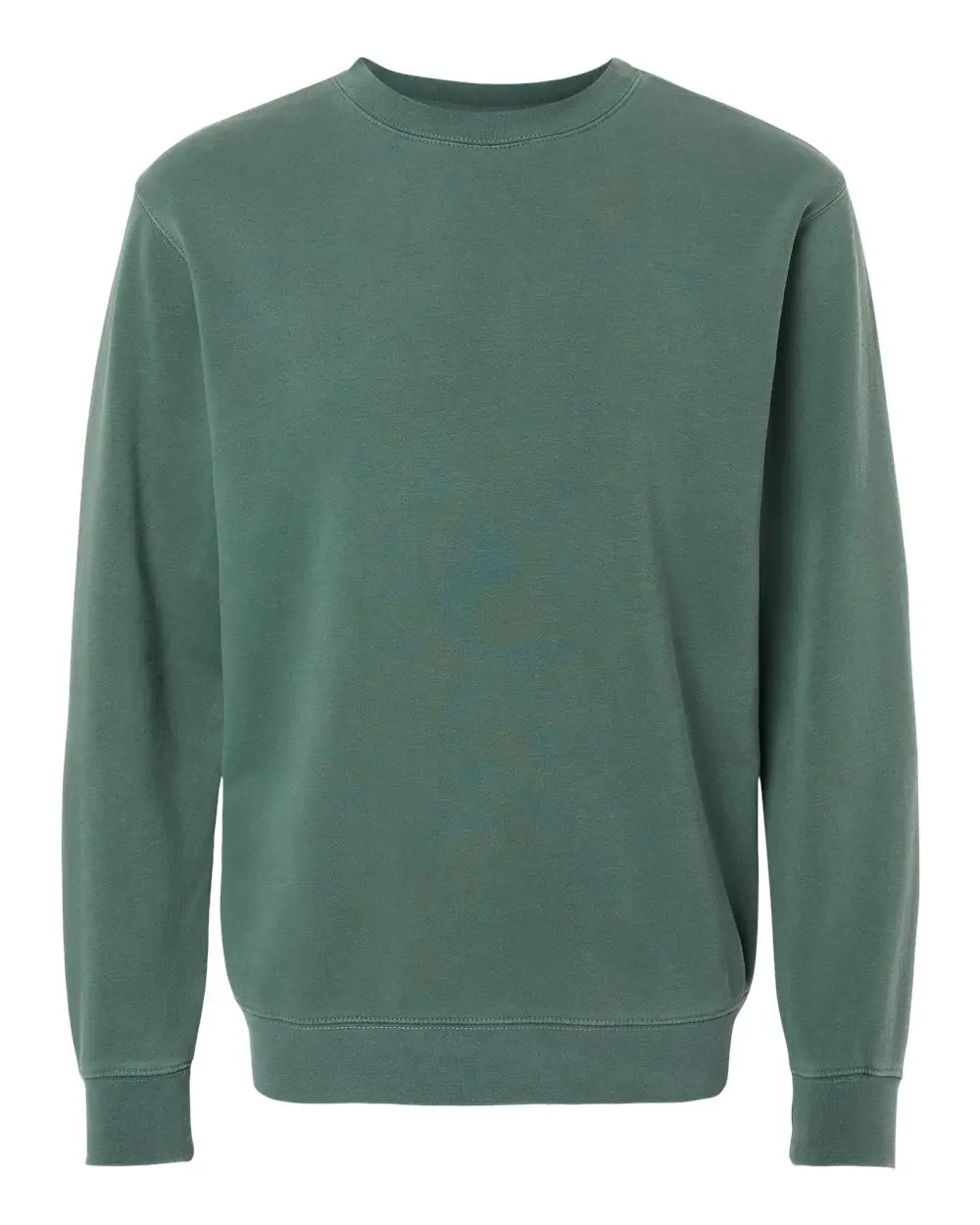 Independent Trading Co. Unisex Midweight Pigment-Dyed Crewneck Sweatshirt in Pigment Alpine Green