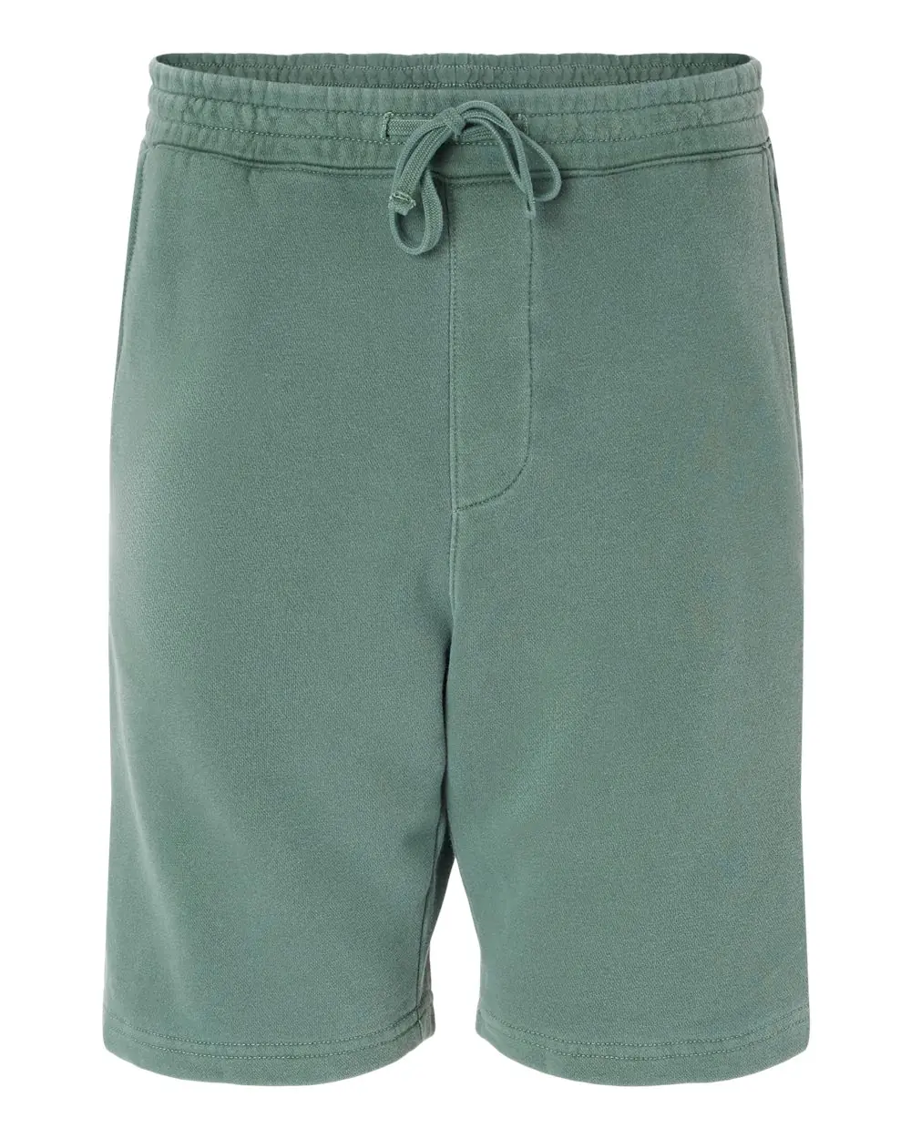 Independent Trading Co. Unisex Pigment-Dyed Fleece Shorts in Pigment Alpine Green