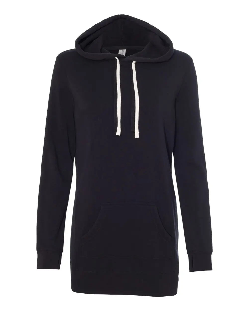 Independent Trading Co. Women’s Special Blend Hooded Sweatshirt Dress in Black