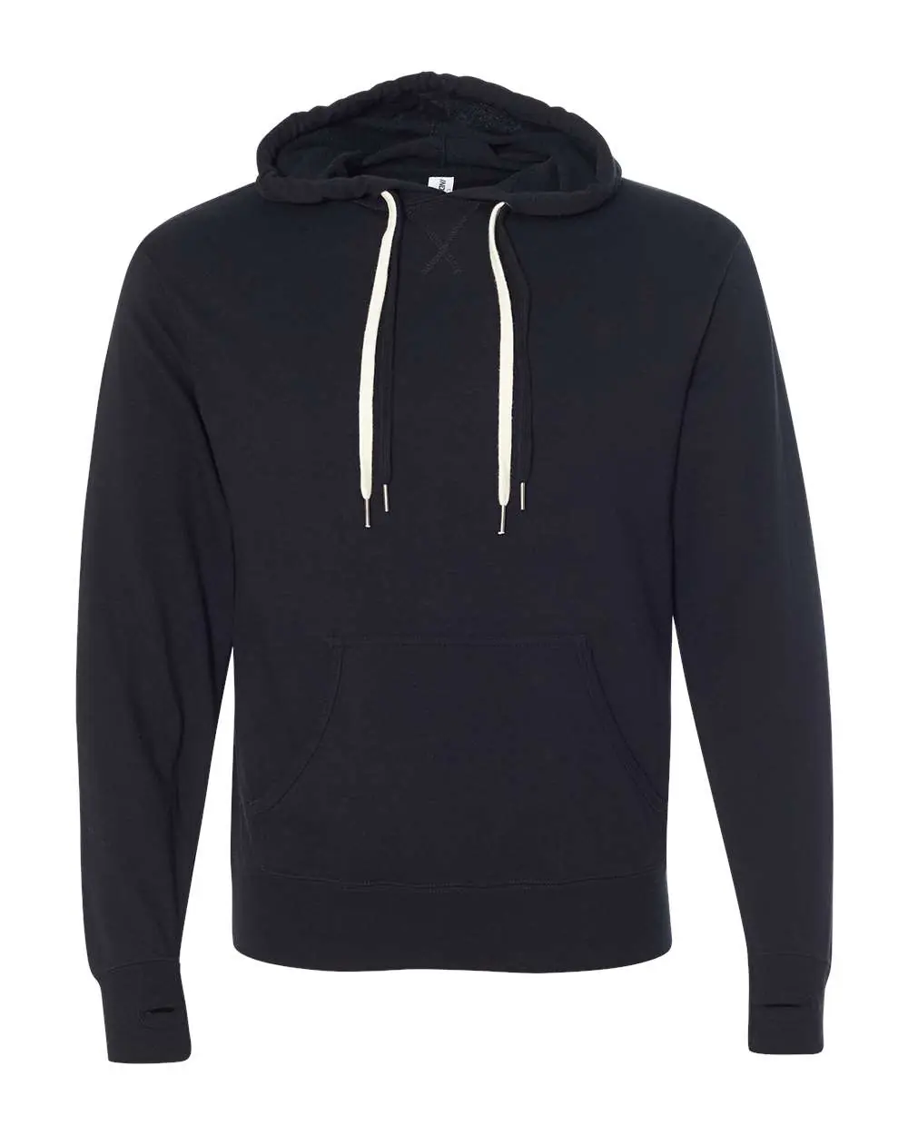 Independent Trading Co. Unisex Midweight French Terry Hooded Sweatshirt in Black