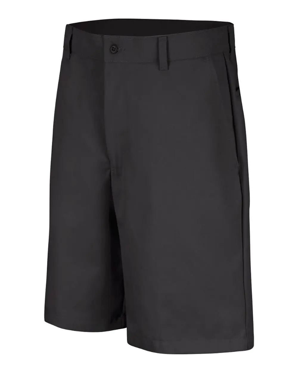 Red Kap Men's Odd Sizes Plain Front Shorts in Black