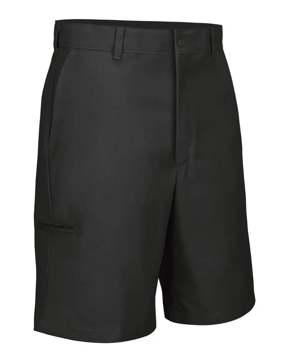 Red Kap Men's Cell Phone Pocket Shorts in Black