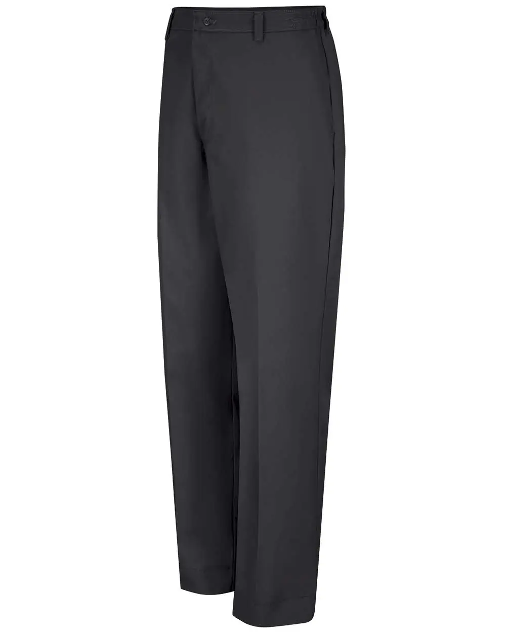 Red Kap Men's Extended Sizes Elastic Insert Work Pants in Black - 36 Unhemmed