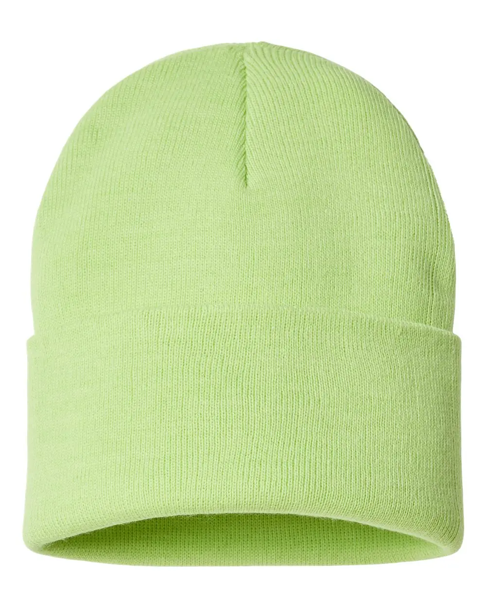 Atlantis Headwear Sustainable Beanie in Acid Green