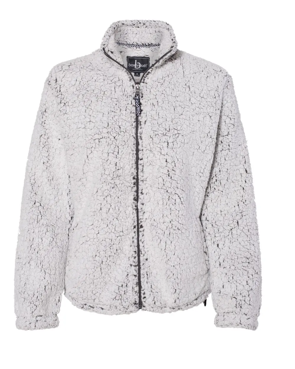 Boxercraft Women’s Sherpa Full-Zip Jacket in Frosty Grey